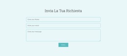 Modello HTML5 Premium Per Invia La Tua Richiesta