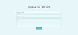 Tema WordPress Multiuso Per Invia La Tua Richiesta