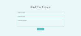 Send Your Request Joomla Page Builder Free