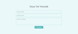 Stuur Uw Verzoek - Beste Bestemmingspagina