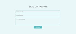 Stuur Uw Verzoek - HTML Generator