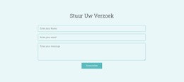 Stuur Uw Verzoek Sjablonen Html5 Responsief Gratis