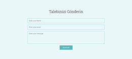 Talebinizi Gönderin Için Çok Amaçlı WordPress Teması