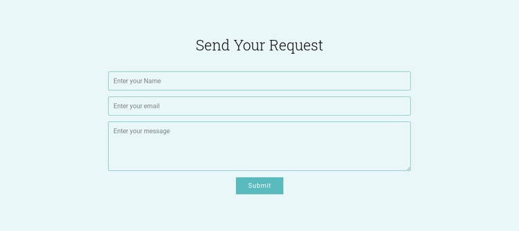 Send Your Request Webflow Template Alternative