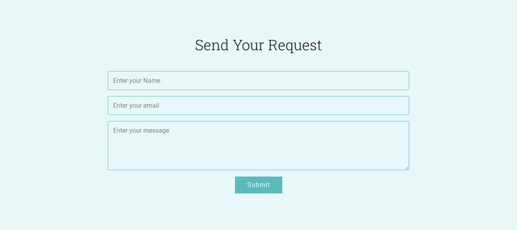Send Your Request Website Builder Templates