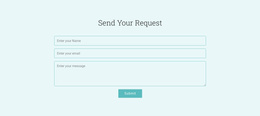 Send Your Request - Best Landing Page