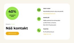 Kontakt Na Restauraci – Jednoduchá HTML Šablona