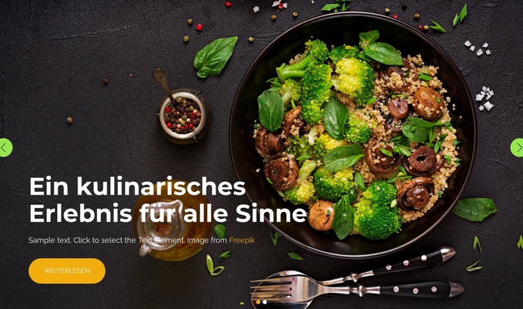 Ein kulinarisches WordPress-Theme