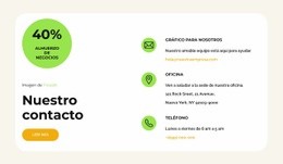 Contacto Restaurante - Drag And Drop HTML Builder