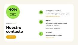 Contacto Restaurante - Página De Destino Personalizada