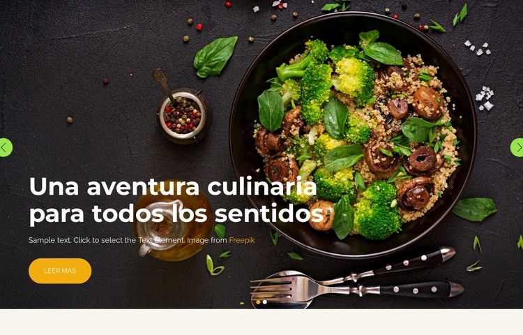 Un culinario Plantilla