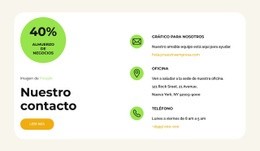 Contacto Restaurante: Plantilla De Una Página Multipropósito