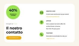 Contatto Ristorante - Drag And Drop HTML Builder