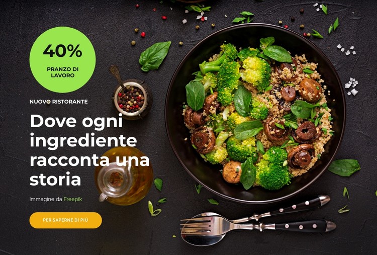 Ingrediente fresco Modello CSS