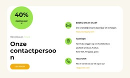 Paginawebsite Voor Restaurant Contactpersoon