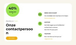 Restaurant Contactpersoon - Modern WordPress-Thema