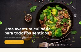 Site HTML Para Uma Culinária