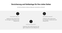 Reden Wir Über Die Vorteile - HTML- Und CSS-Vorlage