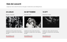 Date Dei Concerti