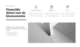 HTML5 Responsief Voor Wij Verhogen De Economie