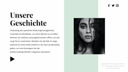 Lesen Sie Unsere Geschichte - Schöne Joomla-Vorlage