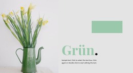 Website-Mockup-Generator Für Blumenstudio