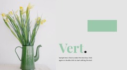 Superbe Modèle HTML5 Pour Atelier De Fleurs