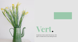 Atelier De Fleurs - Modèles De Sites Web Personnels