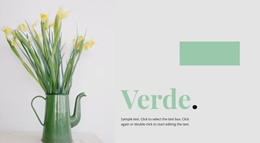 Modello Di Progettazione Per Studio Di Fiori