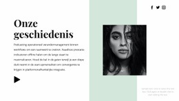 Lees Ons Verhaal - Persoonlijk Sjabloon