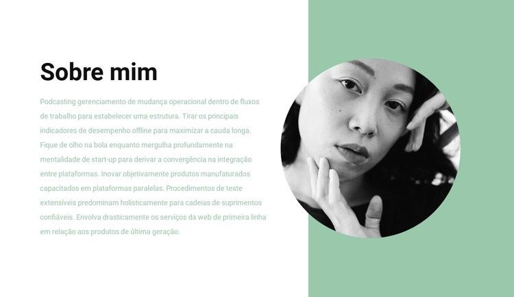 Estilista de maquiagem Landing Page