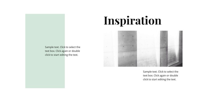 Inspiration in minimalism Static Site Generator