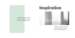 Inspiration In Minimalism - WordPress Theme Inspiration