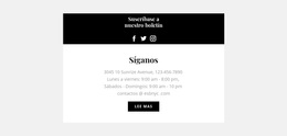 Contactos De La Agencia - Descarga Gratuita Del Tema De WordPress