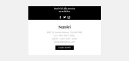 Contatti Dell'Agenzia - Modello Di Pagina HTML