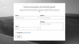 Modulo Contatti Agenzia - Modello HTML5 Pronto Per L'Uso