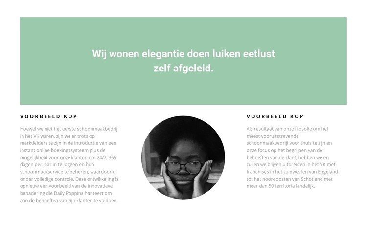 Eenvoudige oplossingen op het werk CSS-sjabloon