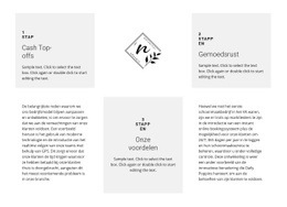 Logo En Drie Voordelen - Geweldig Websitemodel