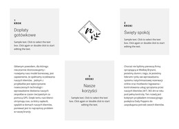 Logo I Trzy Korzyści - Szablon Strony HTML