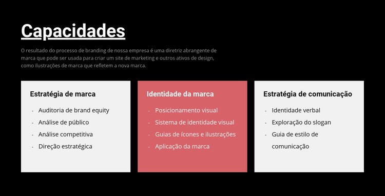 Negócios do zero Landing Page