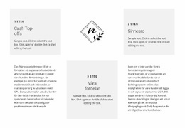 Logotyp Och Tre Fördelar - Anpassningsbar Professionell Design