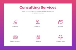 Consulting Services For Businesses Store Template