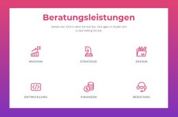 Beratungsleistungen Für Unternehmen – Professioneller Website-Builder