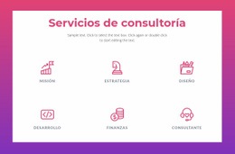 Impresionante Diseño De Sitio Web Para Servicios De Consultoría Para Empresas