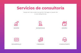 Servicios De Consultoría Para Empresas - Tema Responsivo De WordPress