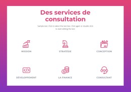 Services De Conseil Aux Entreprises Modèle De Magasin