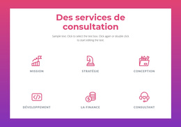 Services De Conseil Aux Entreprises - Thème WordPress Réactif