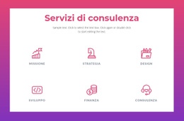 Servizi Di Consulenza Per Le Imprese - Modello Vuoto HTML5