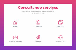 Serviços De Consultoria Para Empresas - Modelo De Site Joomla Gratuito