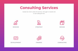 Consulting Services For Businesses - Responsive Website Template
